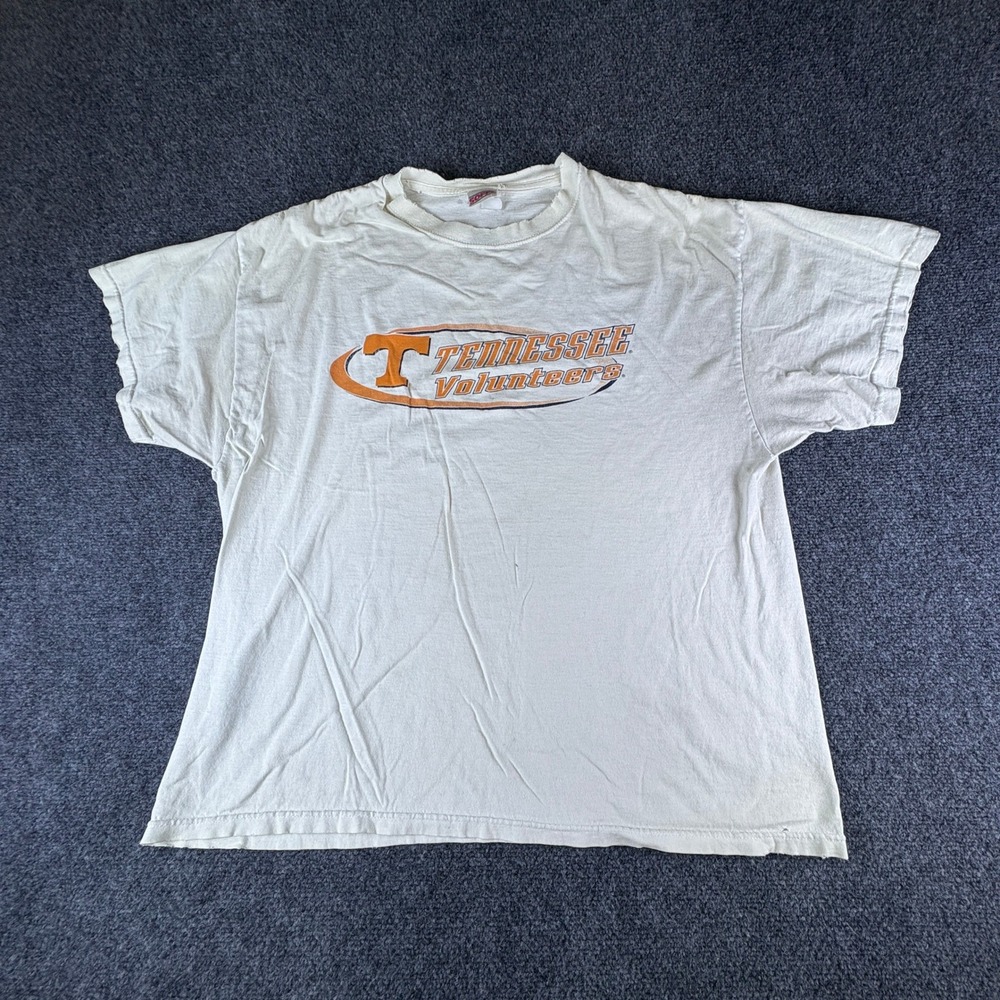 Soffe Tennessee Volunteers Vintage Graphic T-Shirt White NCAA UT Vols XL